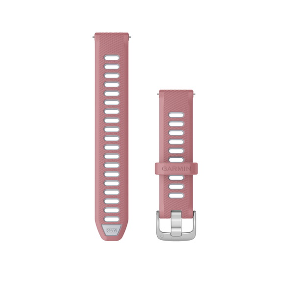 Quick Release kellarihmad (18mm) Silikoon - roosa/valge 115-178 mm