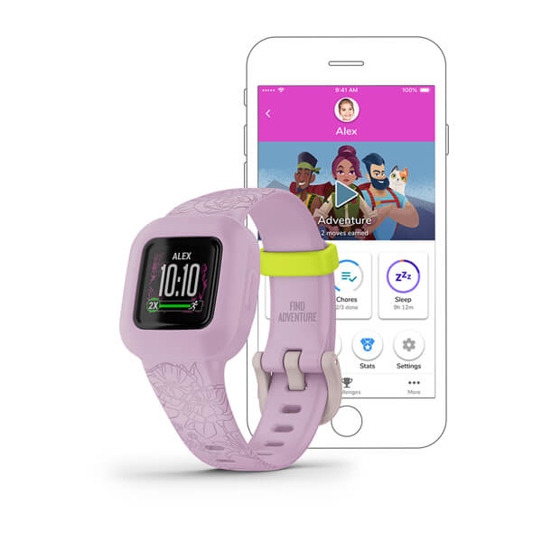 Aktiivsuskell vivofit jr. 3 Lilac Floral