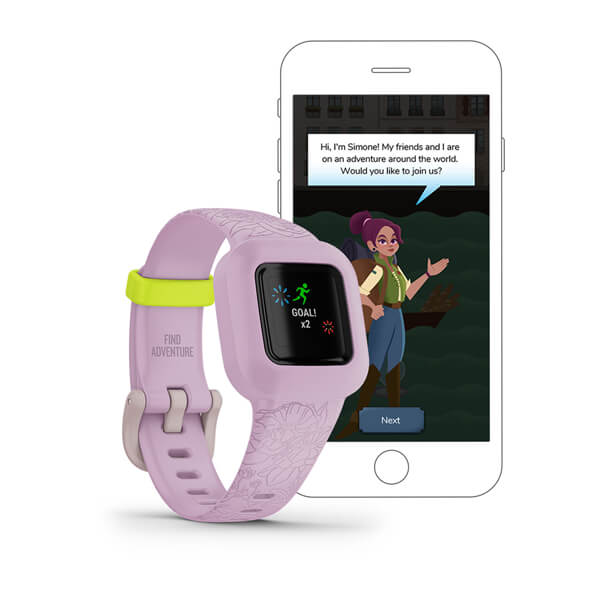 Aktiivsuskell vivofit jr. 3 Lilac Floral
