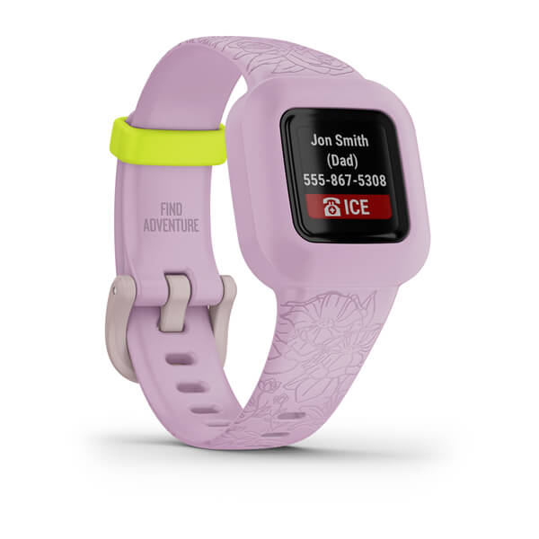 Aktiivsuskell vivofit jr. 3 Lilac Floral