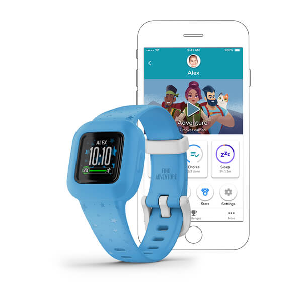 Aktiivsuskell vivofit jr. 3 Blue Stars