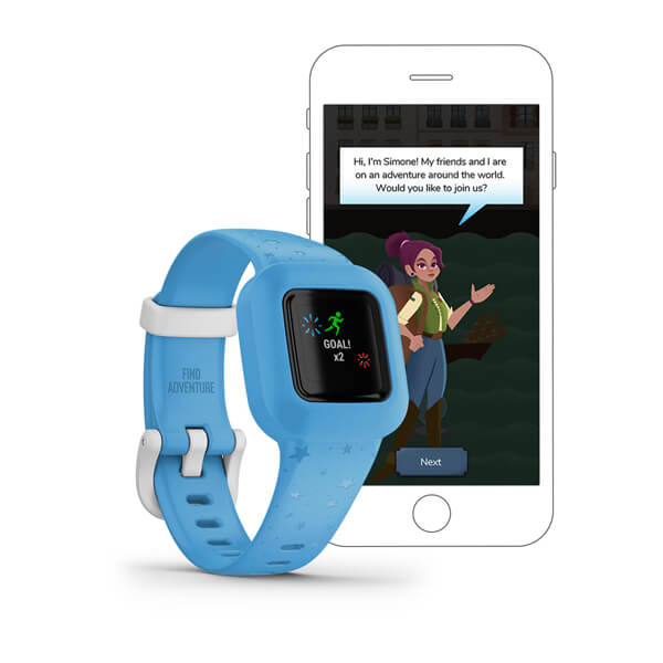 Aktiivsuskell vivofit jr. 3 Blue Stars