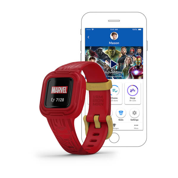 Aktiivsuskell vivofit jr. 3 Iron Man