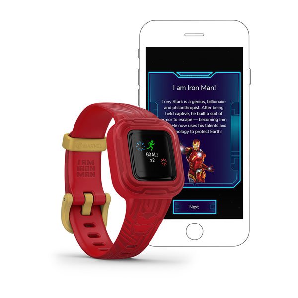 Aktiivsuskell vivofit jr. 3 Iron Man