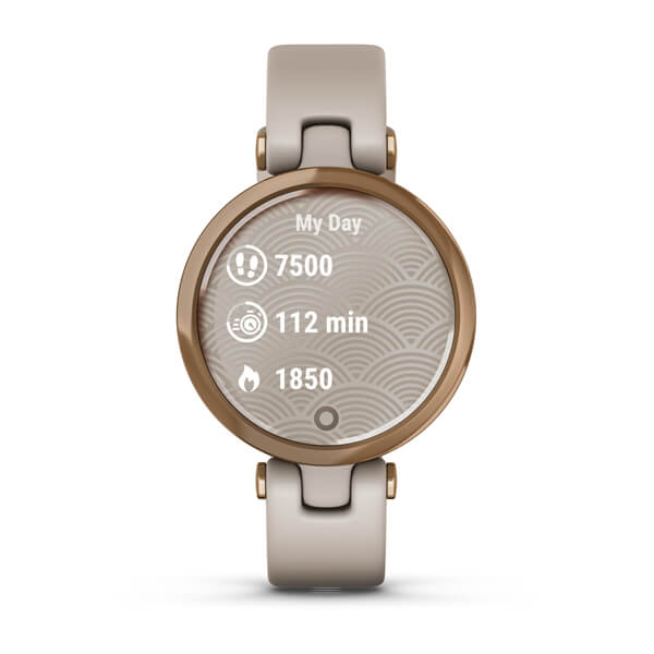 Aktiivsuskell Garmin Lily Sport - Rose Gold/Light Sand