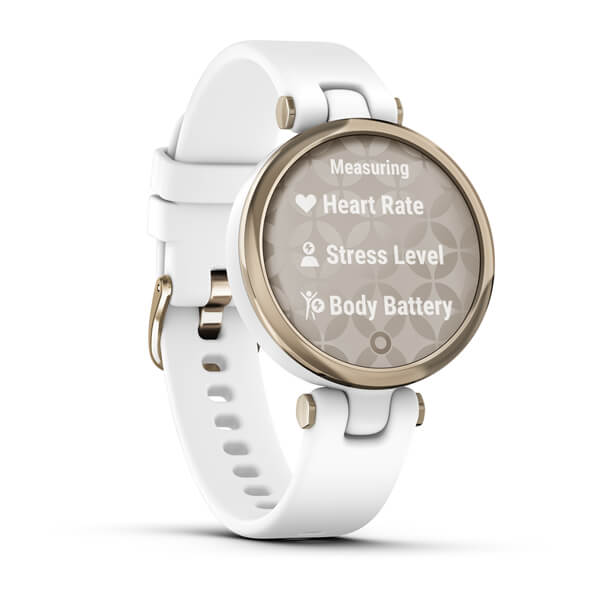 Aktiivsuskell Garmin Lily Sport - Cream Gold/White