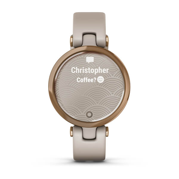 Aktiivsuskell Garmin Lily Sport - Rose Gold/Light Sand