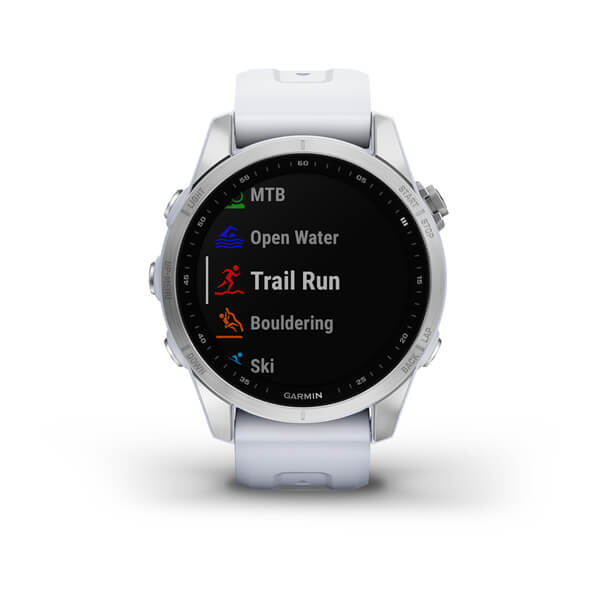 Spordikell fenix 7S Standard - Silver with Whitestone Band