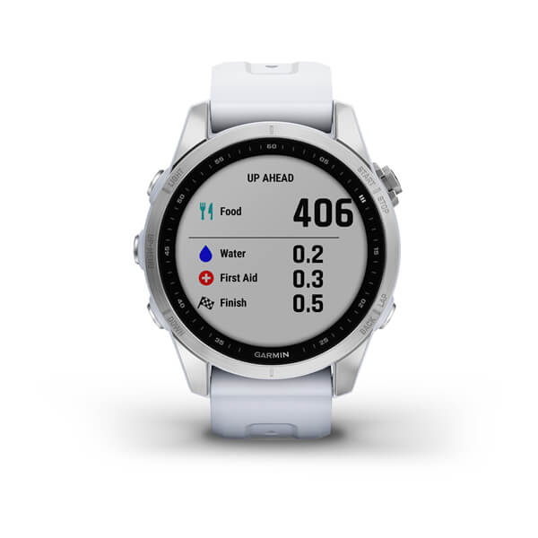 Spordikell fenix 7S Standard - Silver with Whitestone Band