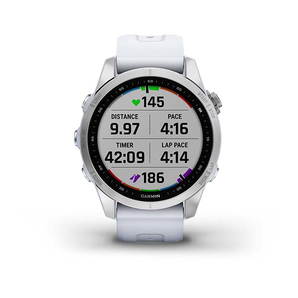 Spordikell fenix 7S Standard - Silver with Whitestone Band