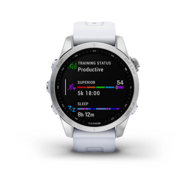 Spordikell fenix 7S Standard - Silver with Whitestone Band