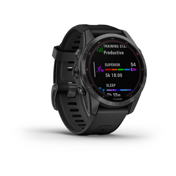 Spordikell fenix 7S Solar - Slate Gray Black Band