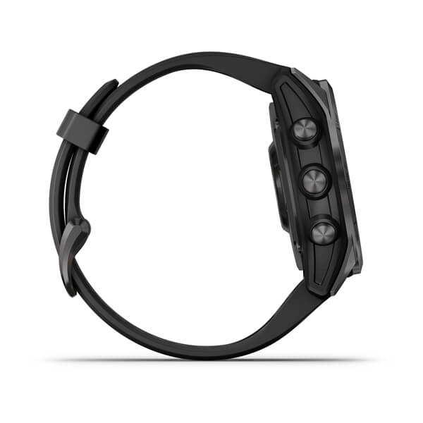 Spordikell fenix 7S Sapphire Solar - Carbon Gray DLC Ti Black Band
