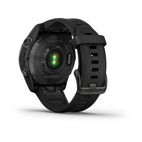 Spordikell fenix 7S Sapphire Solar - Carbon Gray DLC Ti Black Band