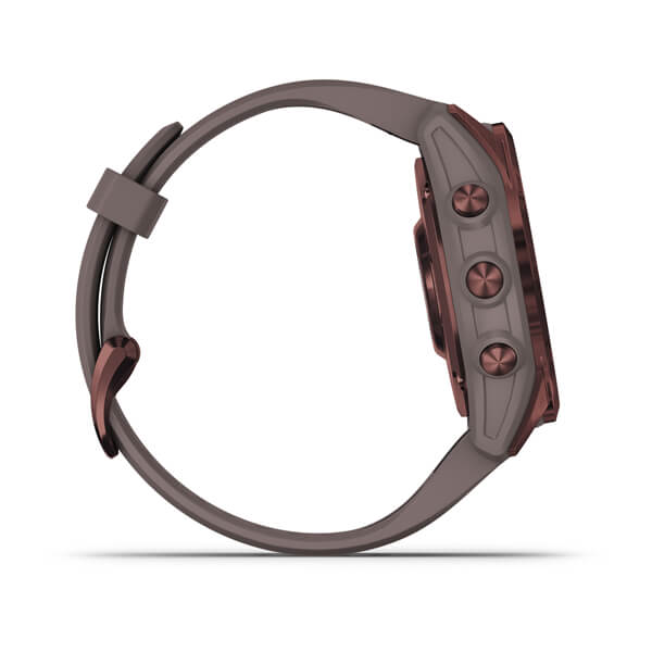 Spordikell fenix 7S Sapphire Solar - Dark Bronze Ti Shale Gray Band