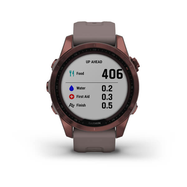 Spordikell fenix 7S Sapphire Solar - Dark Bronze Ti Shale Gray Band