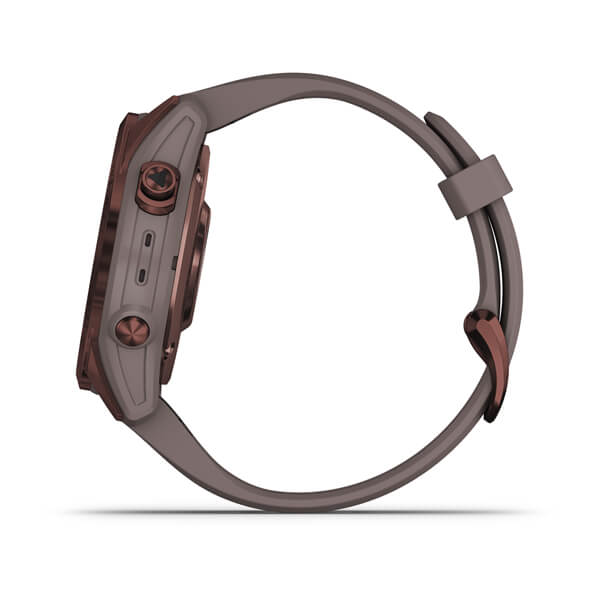 Spordikell fenix 7S Sapphire Solar - Dark Bronze Ti Shale Gray Band