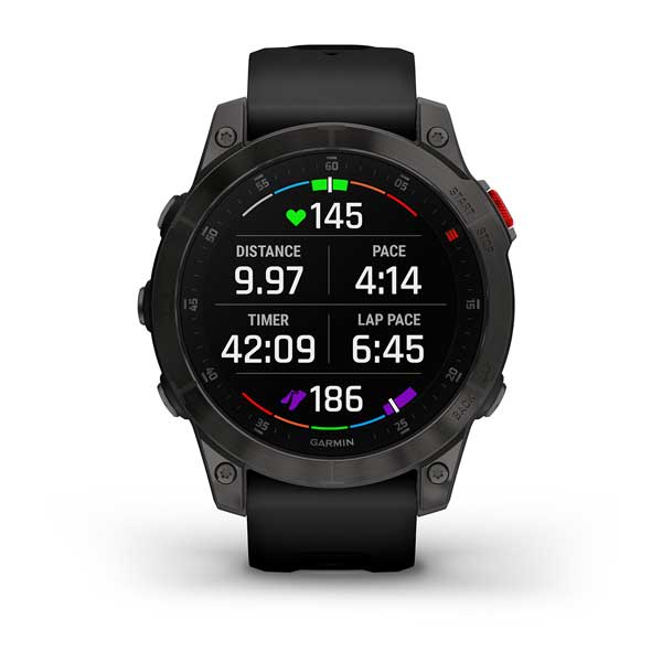 Spordikell epix (Gen 2) Sapphire - Black Titanium