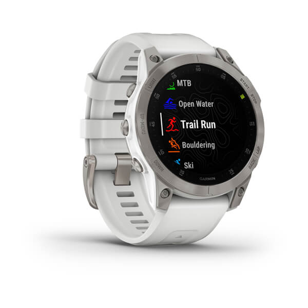 Spordikell epix (Gen 2) Sapphire - White Titanium