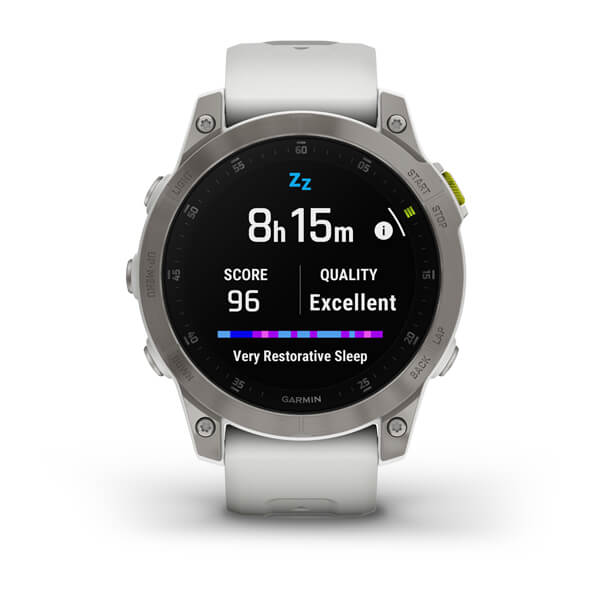Spordikell epix (Gen 2) Sapphire - White Titanium