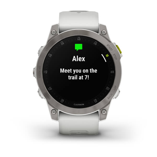 Spordikell epix (Gen 2) Sapphire - White Titanium