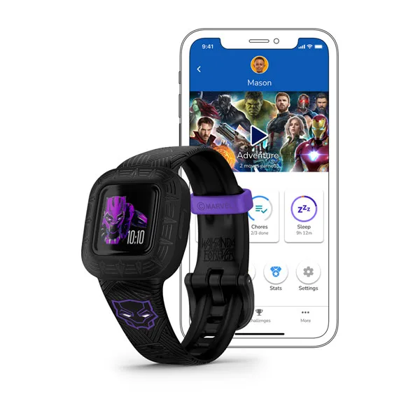 Aktiivsuskell vivofit jr. 3 Black Panther Special Ed.