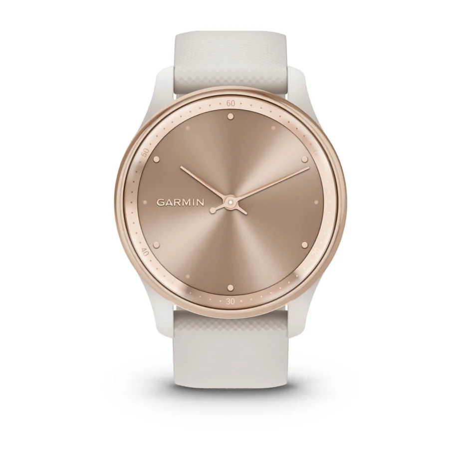 Aktiivsuskell Garmin vivomove Trend White Cream