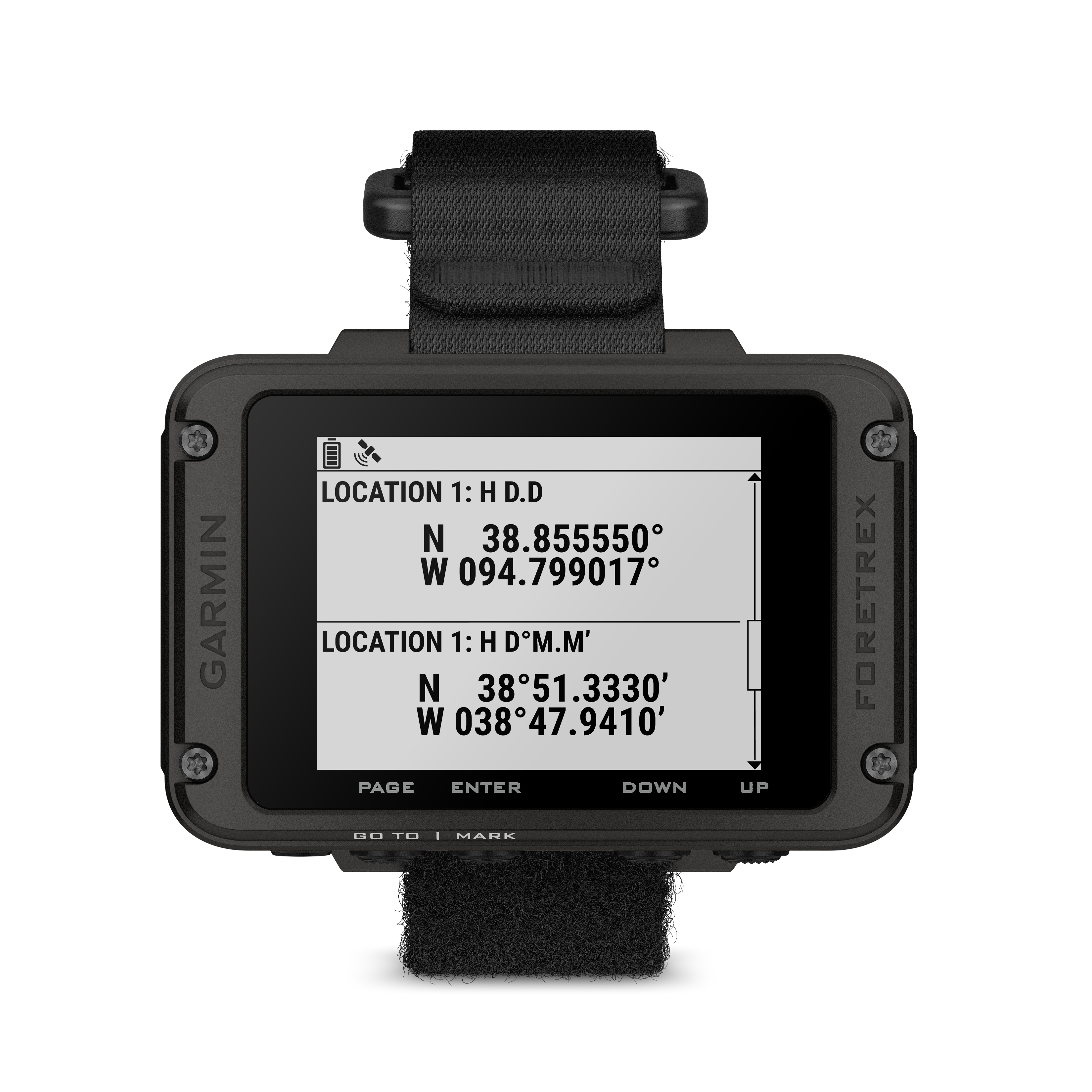 Käsi GPS Foretrex 801/901 801