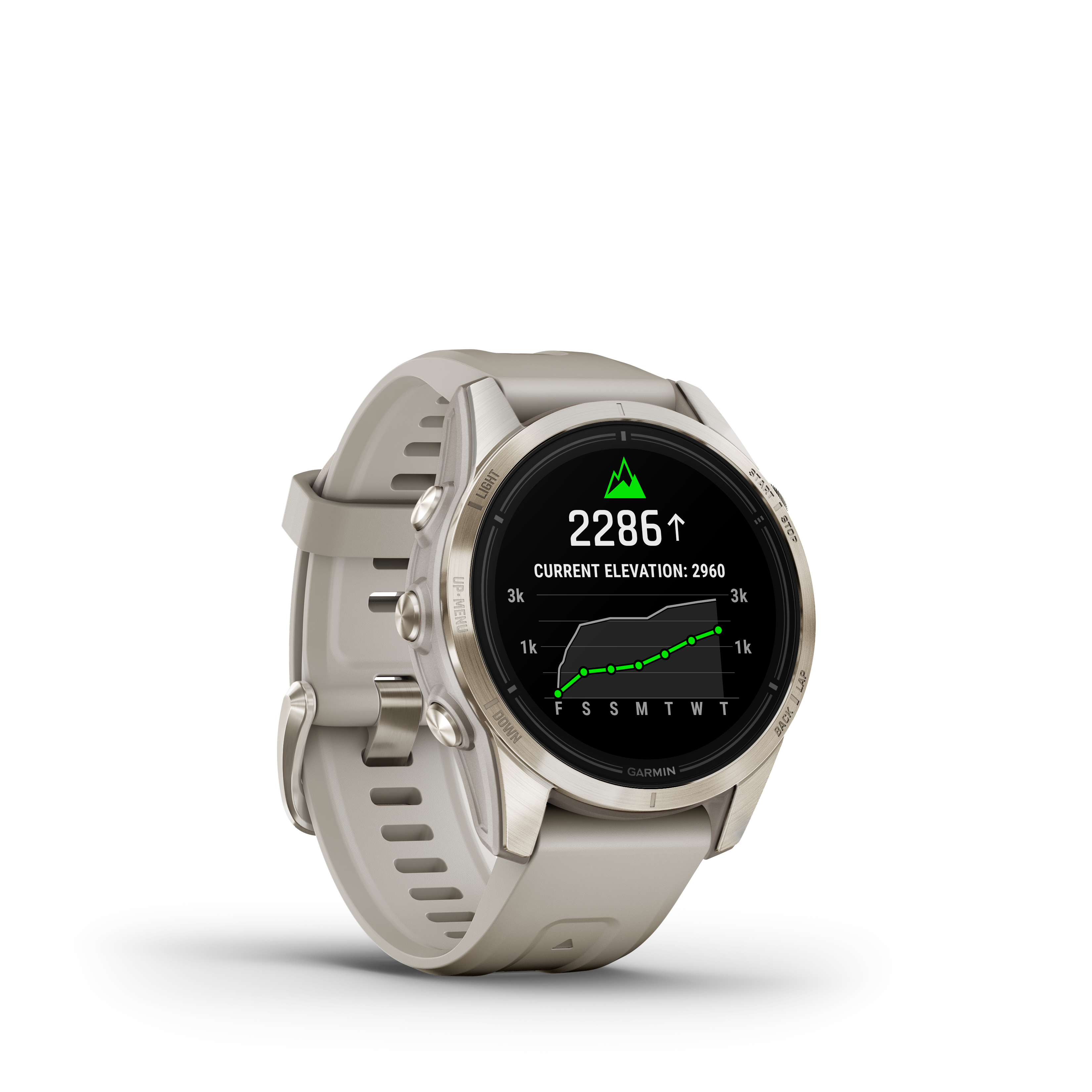 Spordikell epix (Gen2) PRO 42mm Sapphire Soft Gold