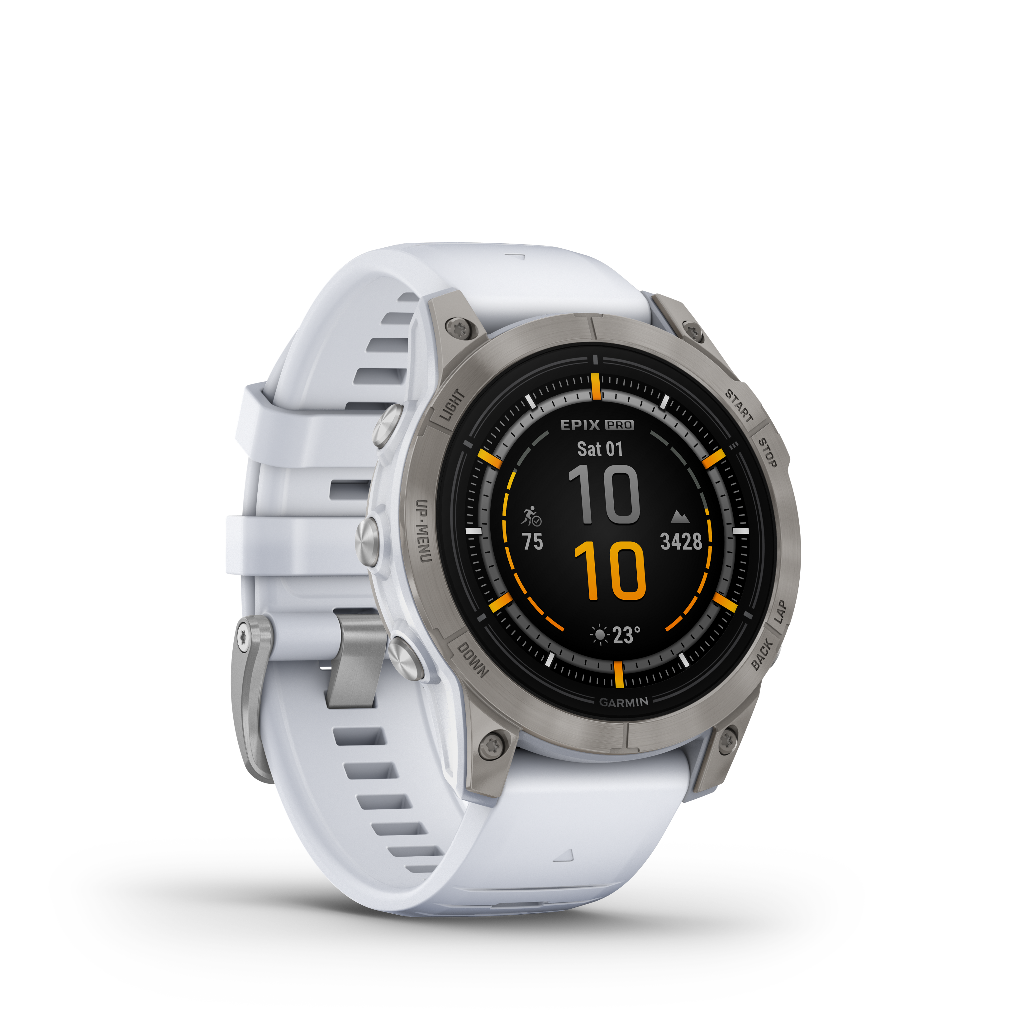 Spordikell epix (Gen2) PRO 47mm Sapphire Ti Whitestone