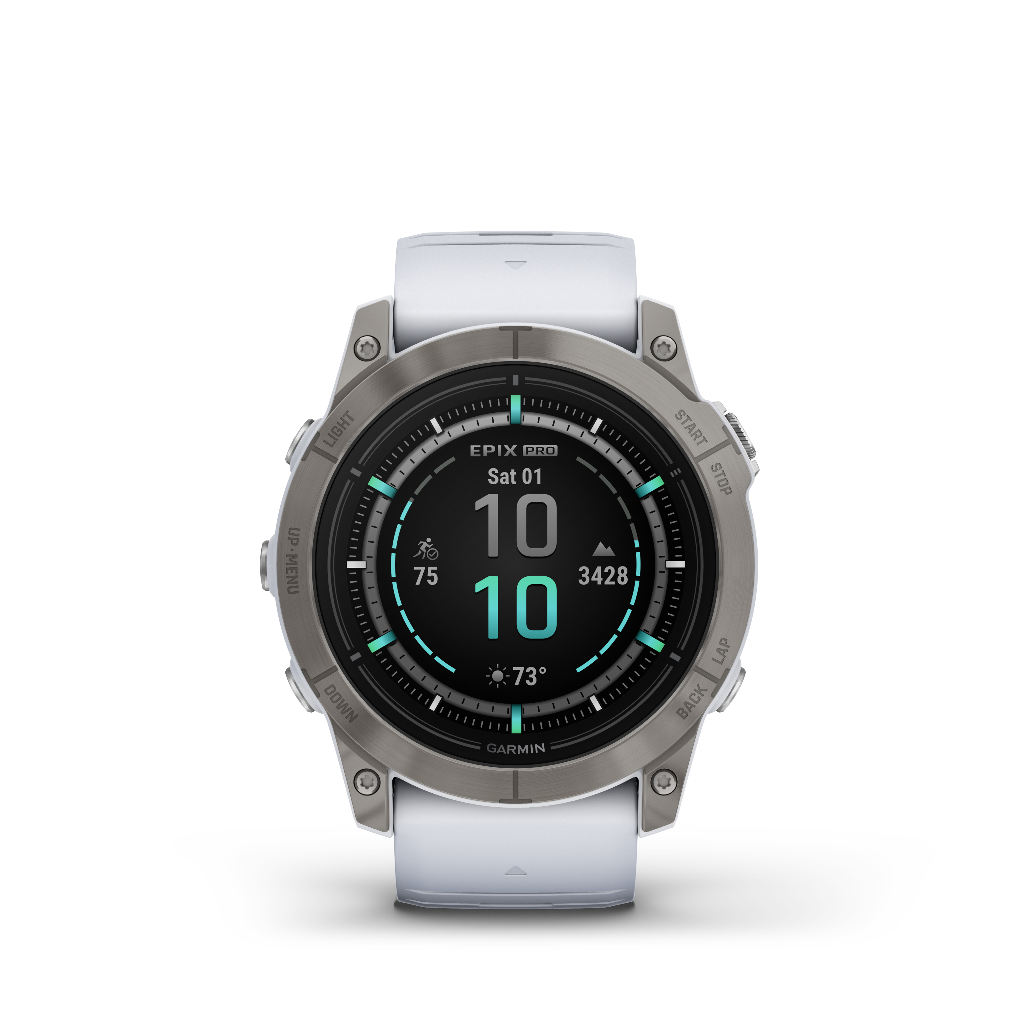 Spordikell epix (Gen2) PRO 51mm Sapphire Ti Whitestone