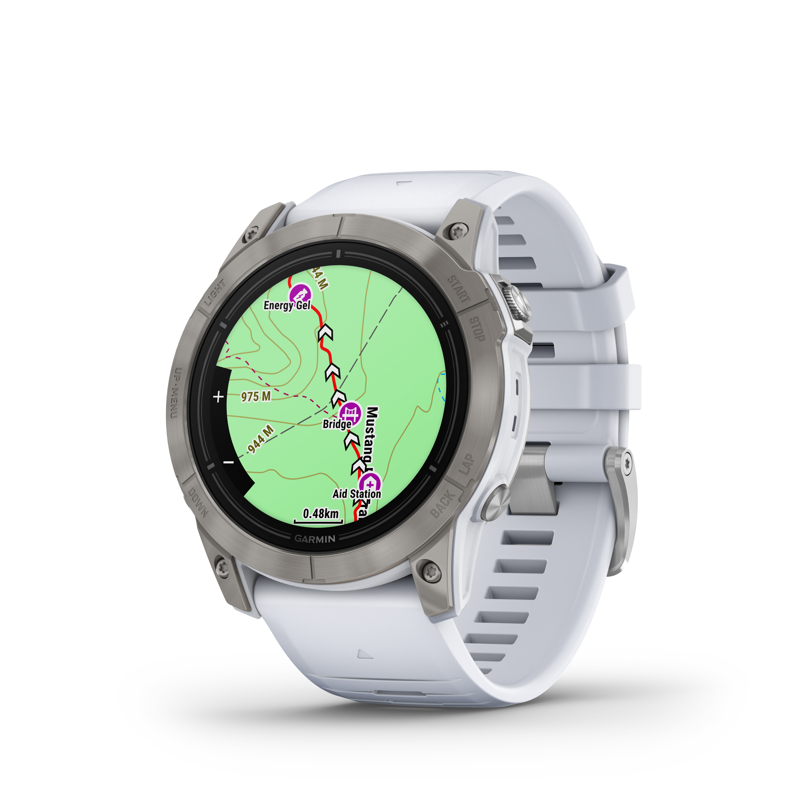 Spordikell epix (Gen2) PRO 51mm Sapphire Ti Whitestone