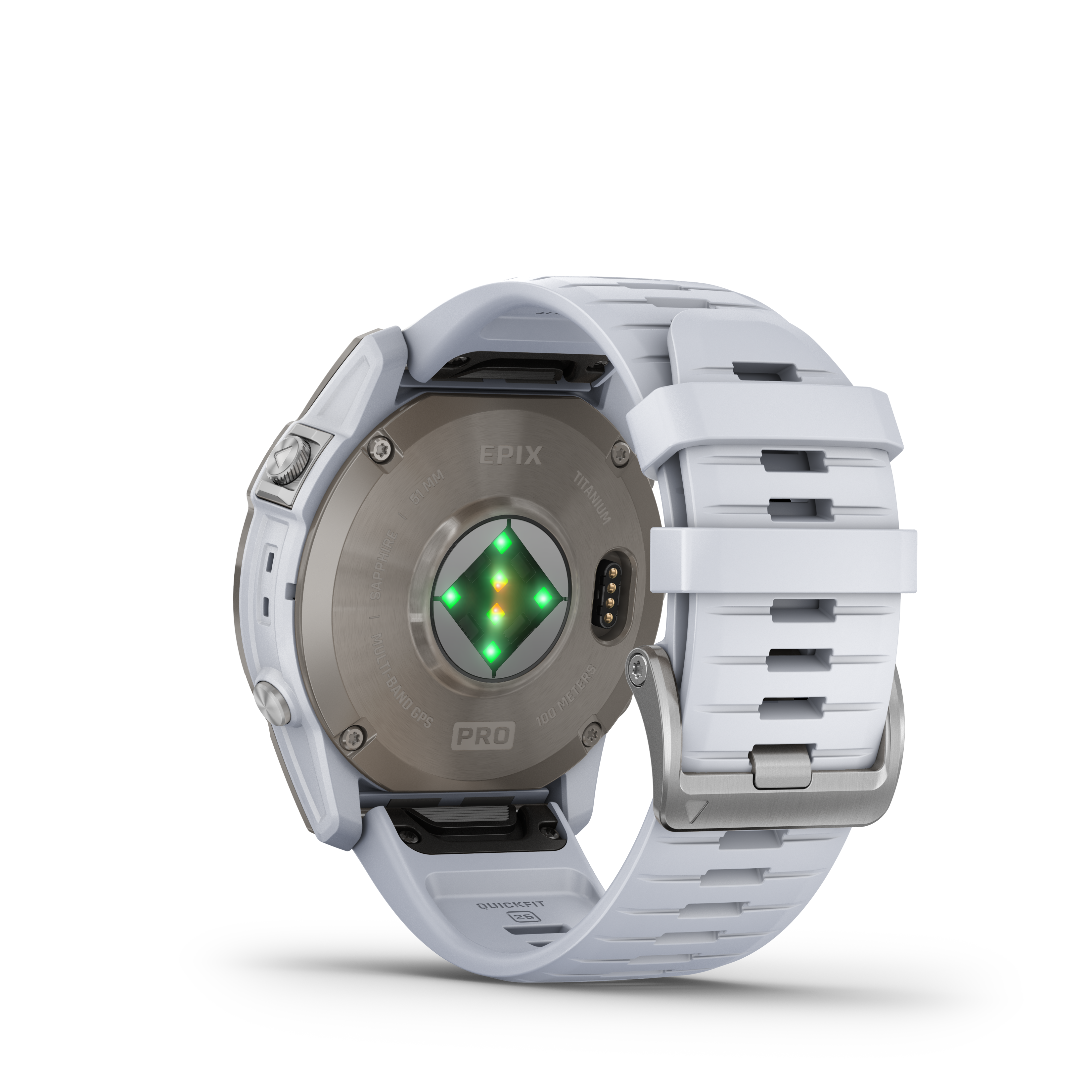 Spordikell epix (Gen2) PRO 51mm Sapphire Ti Whitestone