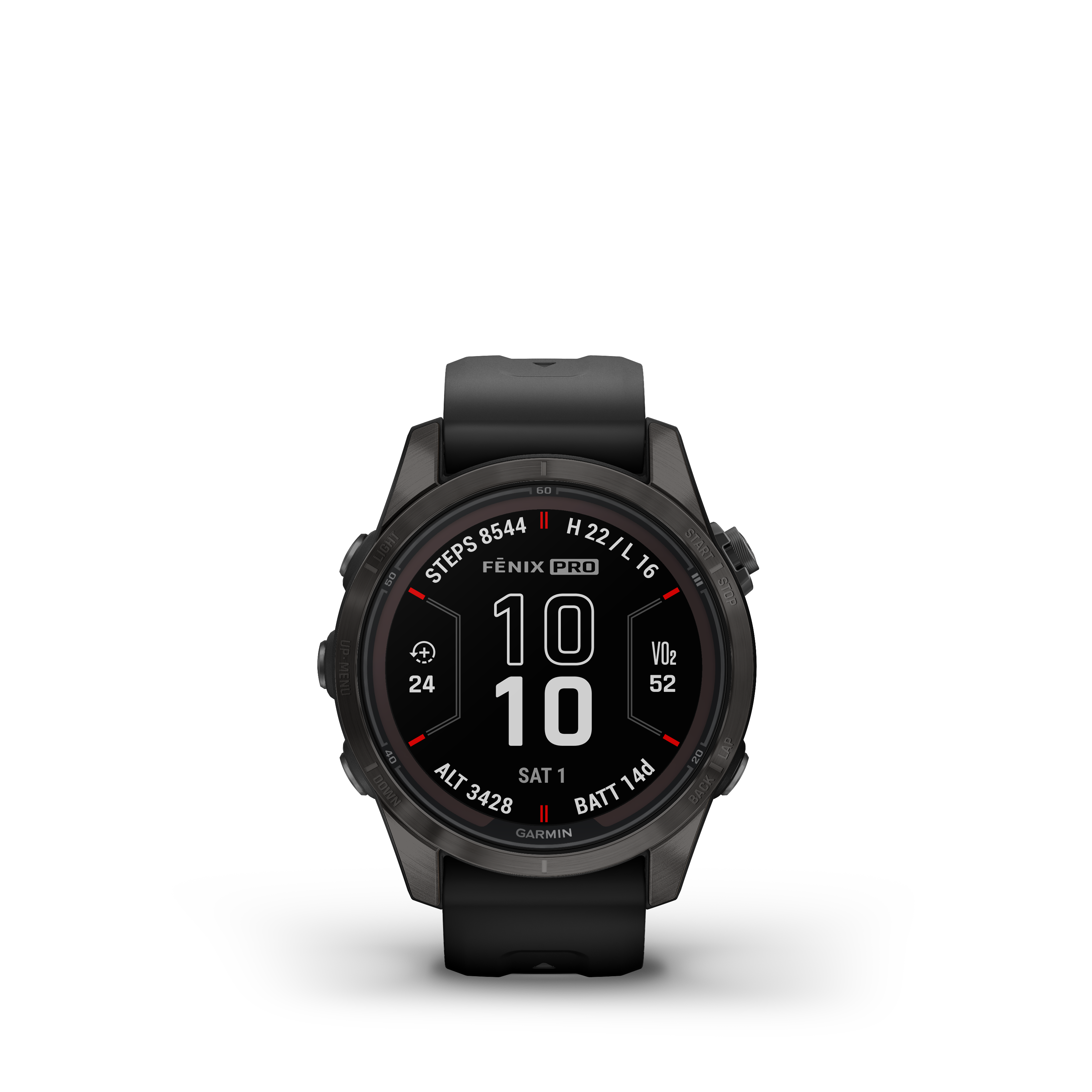 Spordikell fenix 7S PRO Solar Sapphire - Ti Carbon Gray