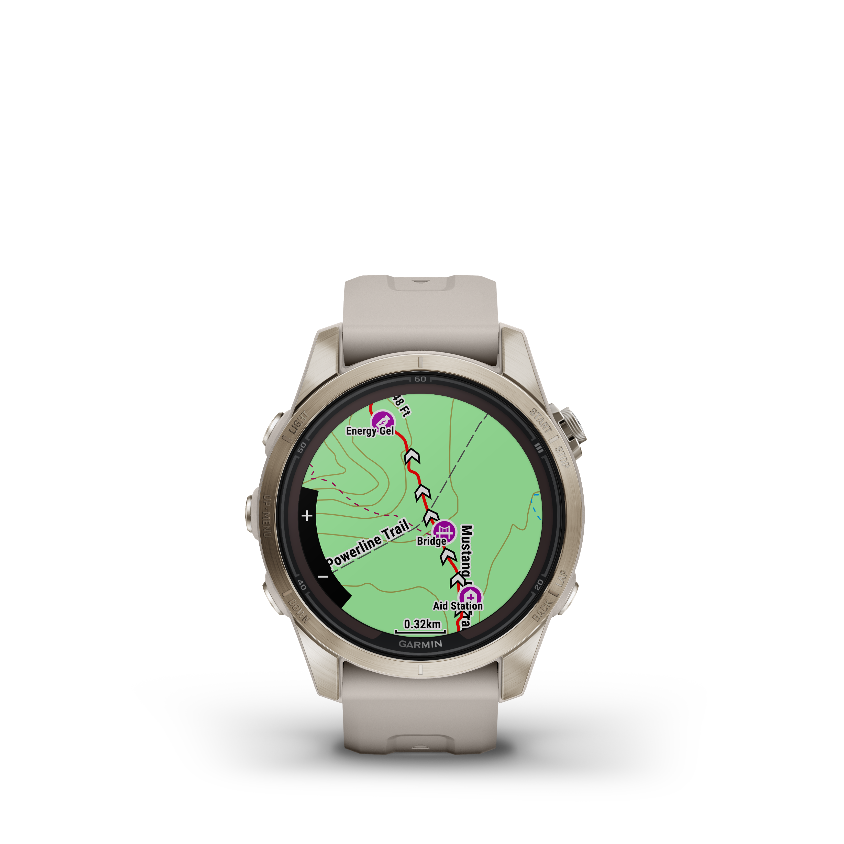 Spordikell fenix 7S PRO Solar Sapphire - Soft Gold Sand