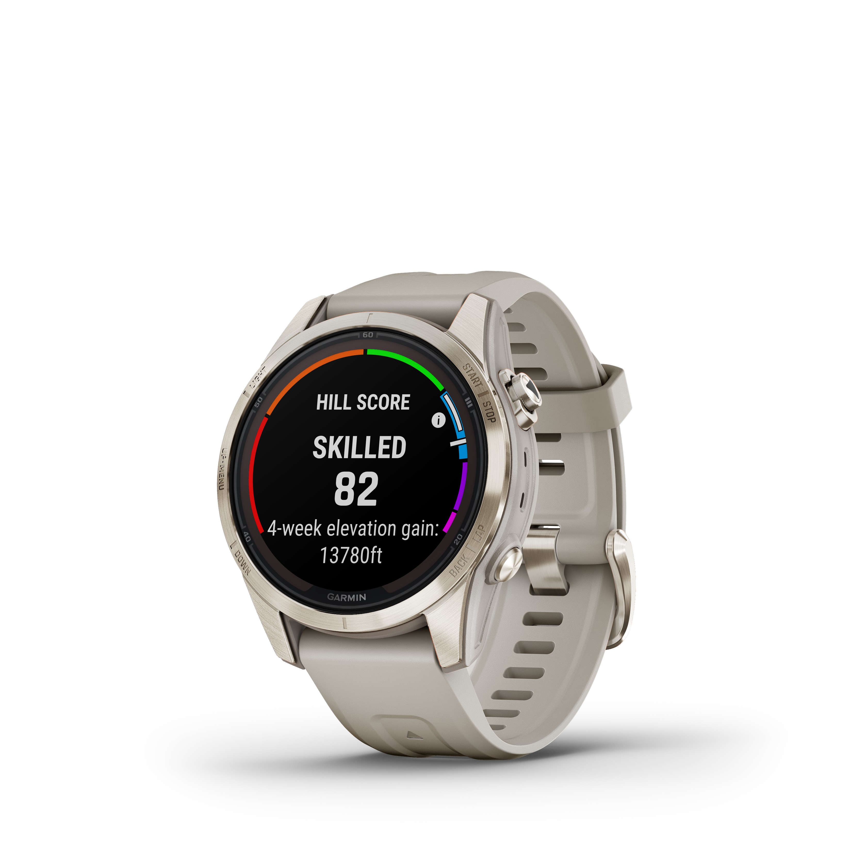Spordikell fenix 7S PRO Solar Sapphire - Soft Gold Sand
