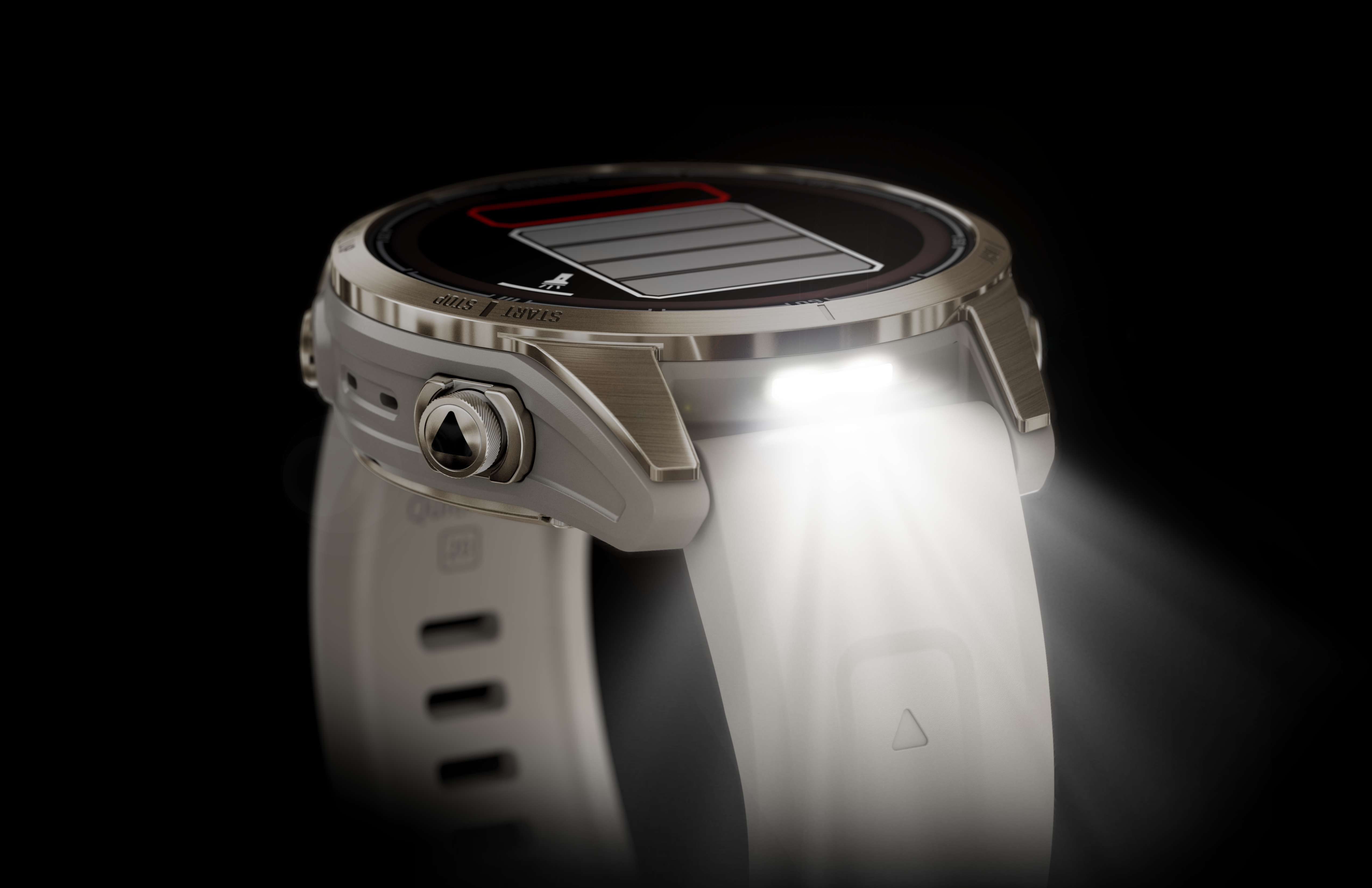 Spordikell fenix 7S PRO Solar Sapphire - Soft Gold Sand
