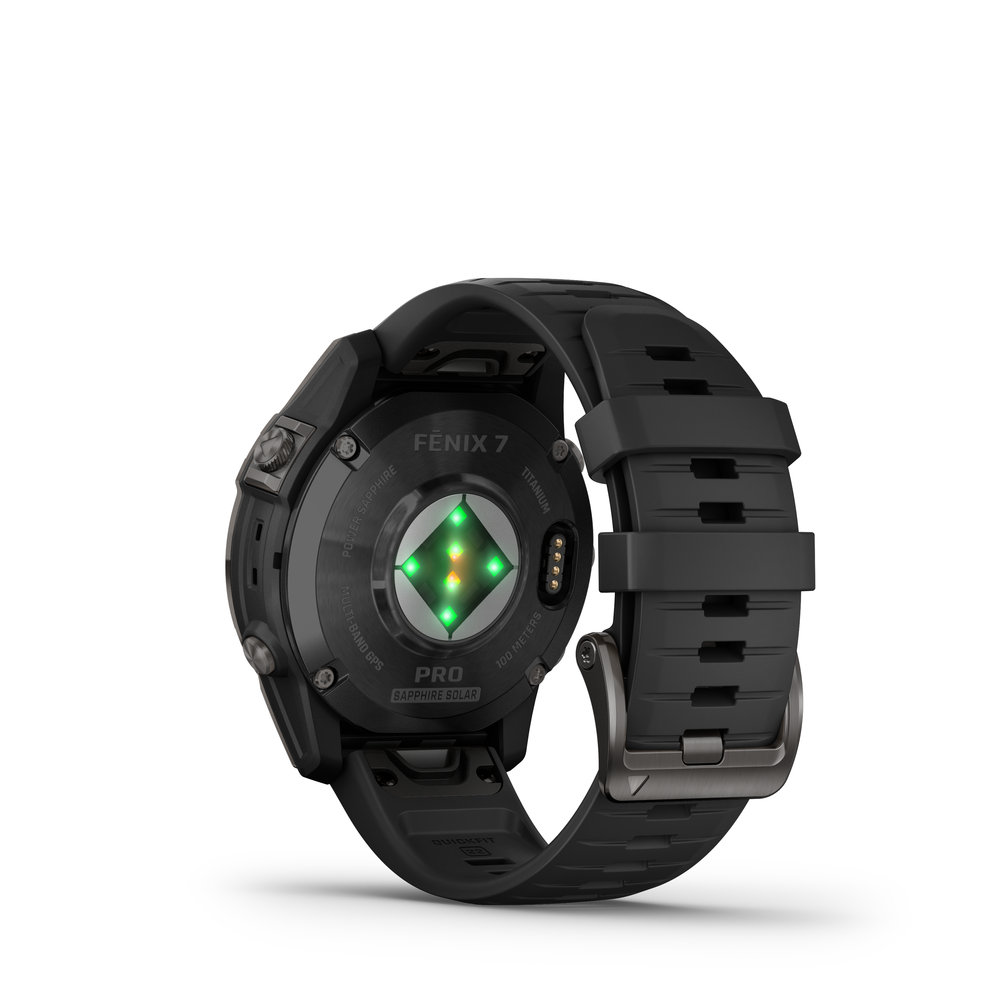 Spordikell fenix 7 PRO Solar Sapphire - Carbon Gray TLC Ti Black