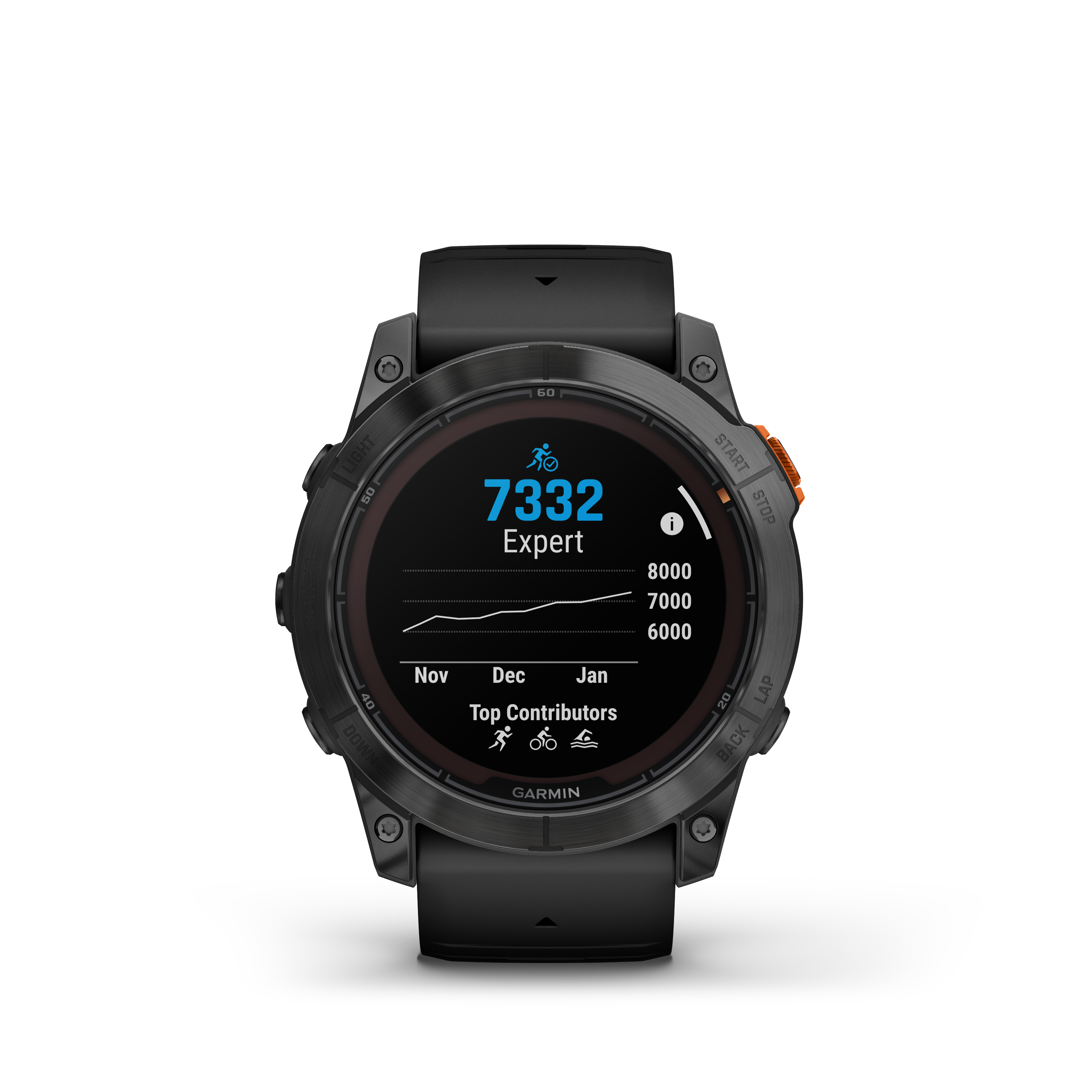 Spordikell fenix 7X PRO Solar Slate Gray Black