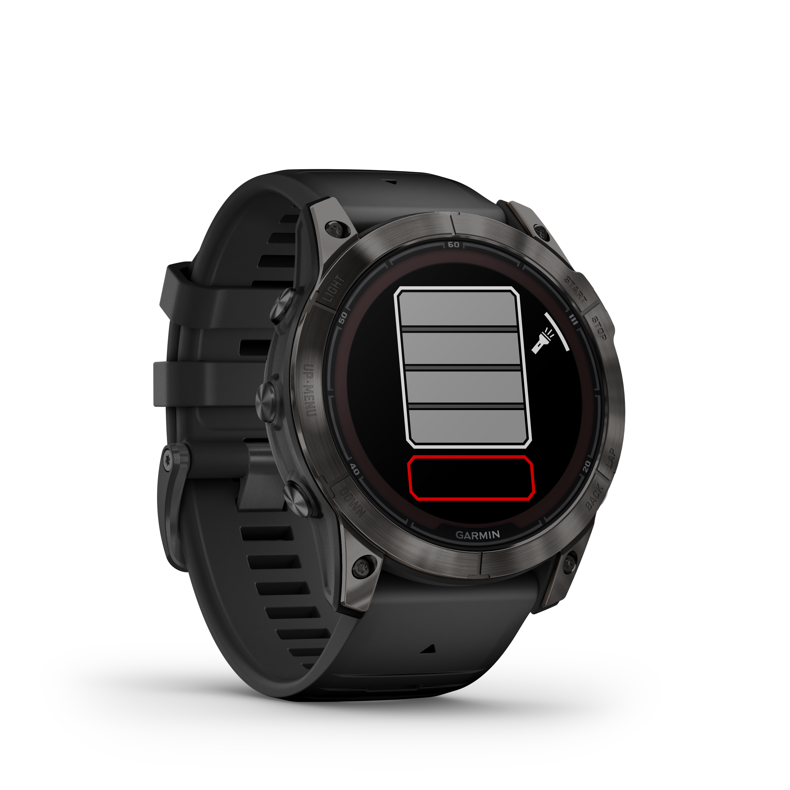 Spordikell fenix 7X PRO Solar Sapphire - Carbon Gray TLC Ti Black