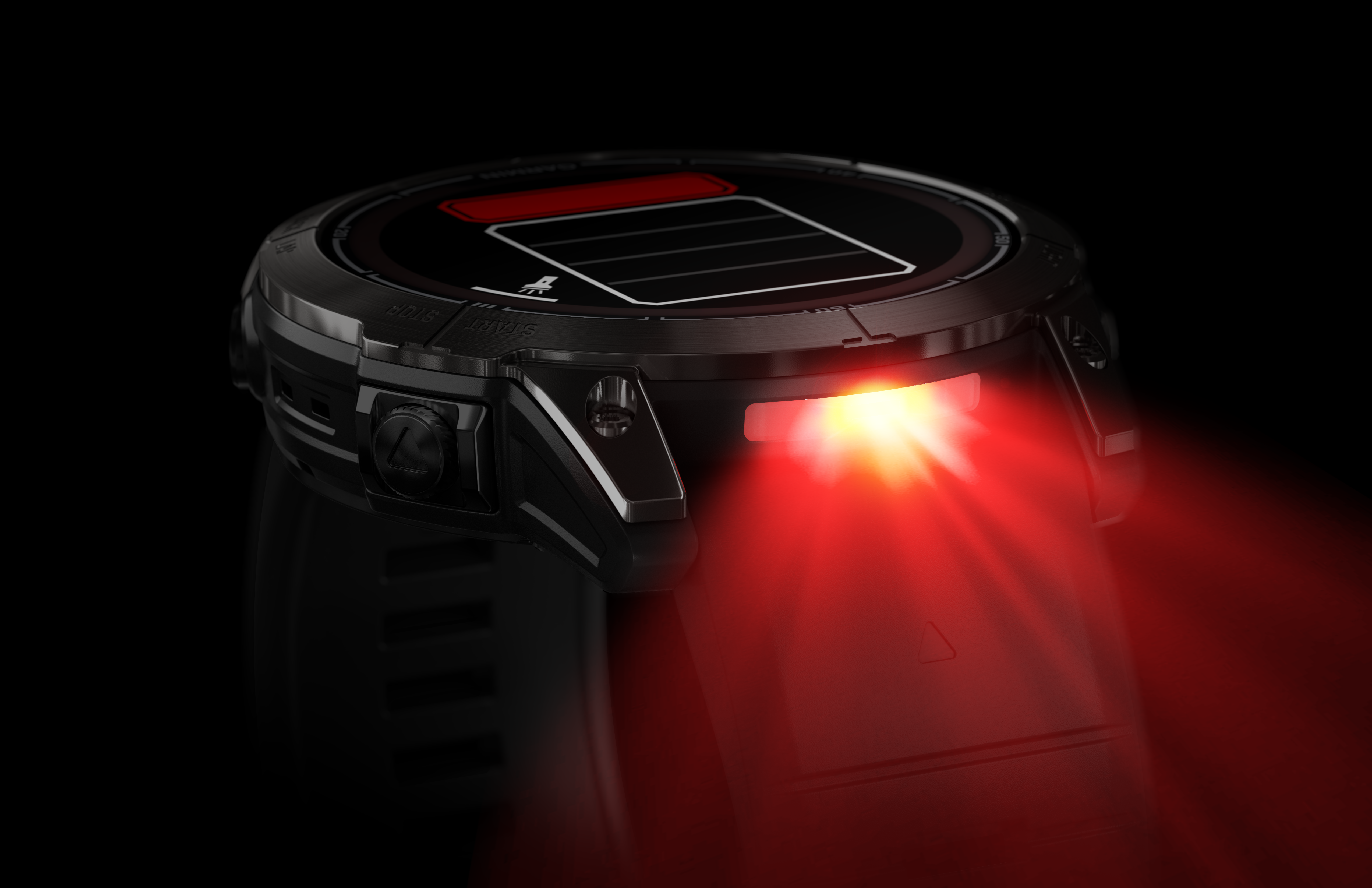 Spordikell fenix 7X PRO Solar Sapphire - Carbon Gray TLC Ti Black