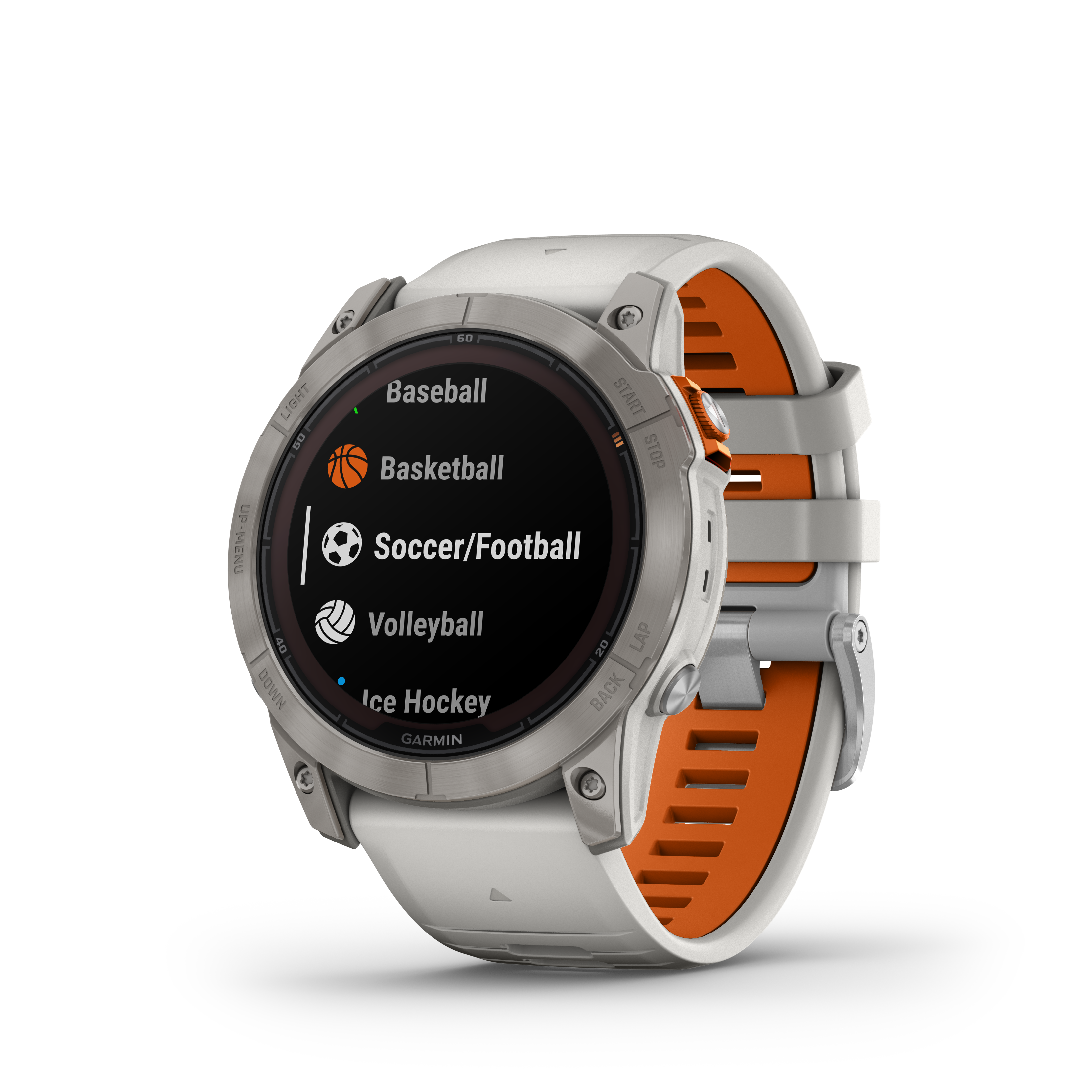 Spordikell fenix 7X PRO Solar Sapphire - Fog Gray Ti Ember Orange