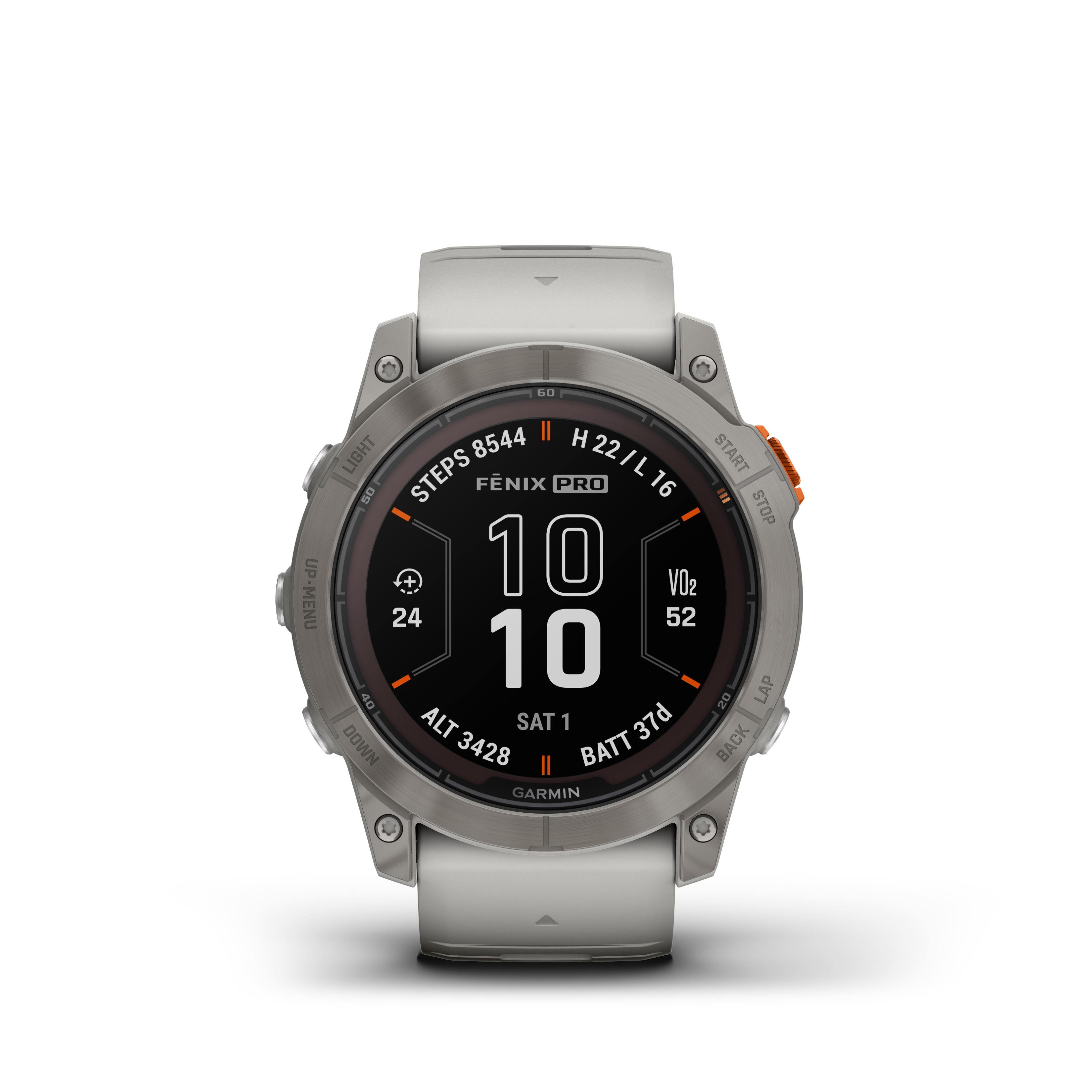 Spordikell fenix 7X PRO Solar Sapphire - Fog Gray Ti Ember Orange