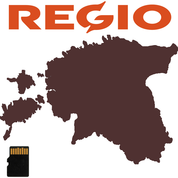 Regio Eesti teed v2 mälukaart