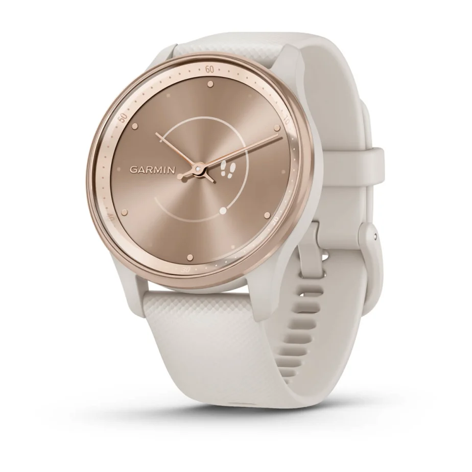 Aktiivsuskell Garmin vivomove Trend White Cream 