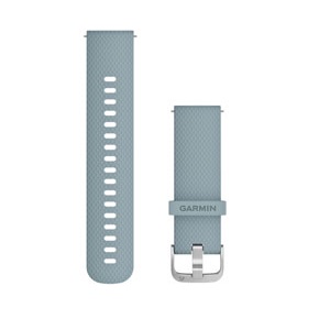 Quick Release silikoon kellarihmad (20mm) Seafoam/Silver 107-191 mm
