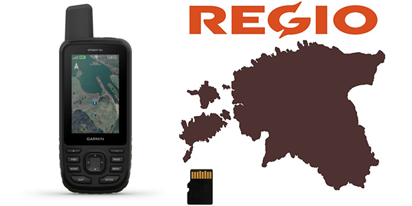 Käsi GPS GPSMAP 66s GPSMAP 66s + Regio Teed mälukaart