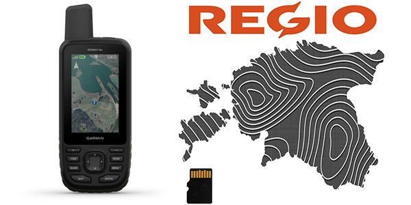 Käsi GPS GPSMAP 66s GPSMAP 66s + Regio Topo mälukaart