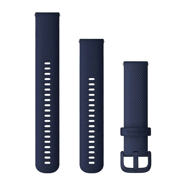 Quick Release silikoon kellarihmad (20mm) Navy 125-190 mm (SQ)