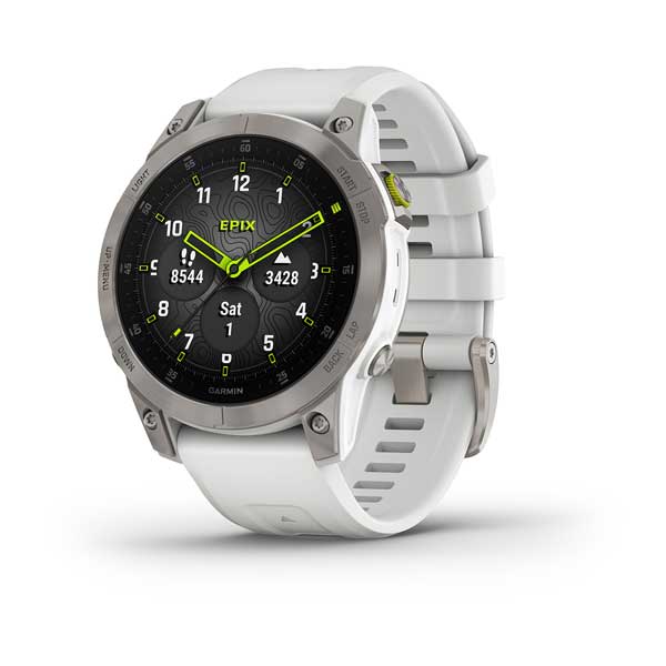 Spordikell epix (Gen 2) Sapphire - White Titanium